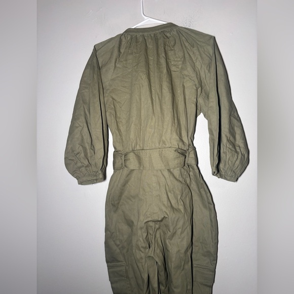 CLEOBELLA organic cotton belted utility bohemian jumpsuit size S - Picture 8 of 8